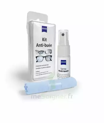 Zeiss Kit Spray Antibuée Fl/15ml + Tissu Microfibres à Muret