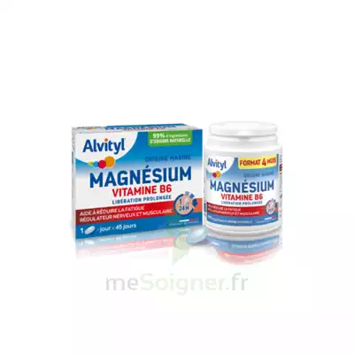 Alvityl Magnésium Vitamine B6 Libération Prolongée Comprimés Lp B/45 à Muret